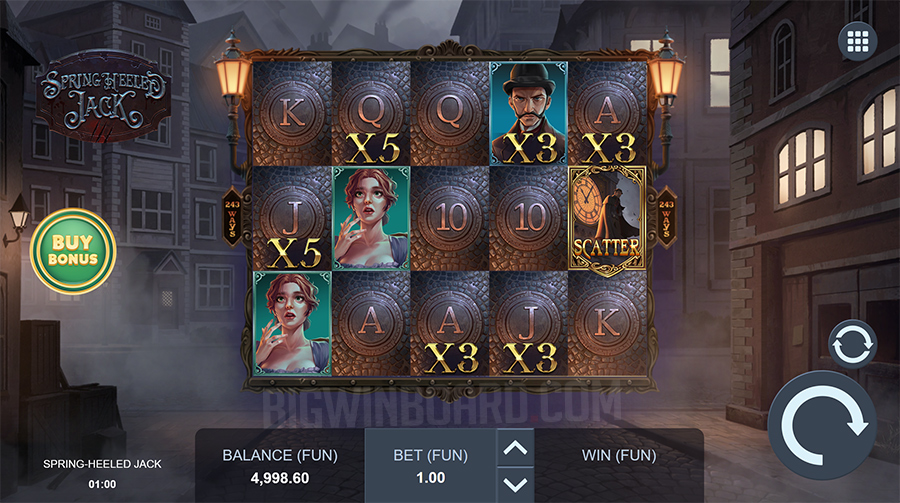 Spring Heeled Jack slot